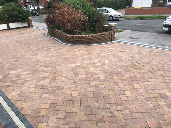 Block paving driveway in Dulwich